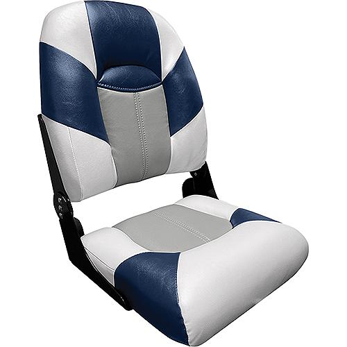 Wise 14610033 Baja Series High Back Seat, Brite White/Hot Teal