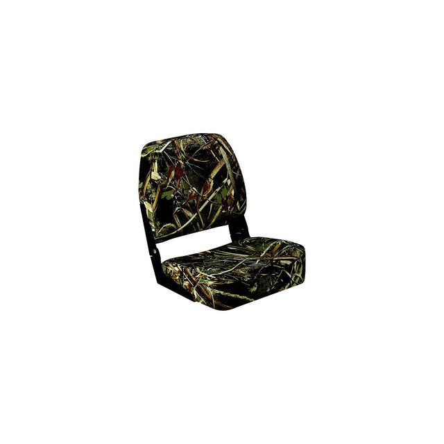 Wise 3312733 Promotional Marine Grade Vinyl 16.25″ D x 16″ W x 18″ H Low Back Boat Seat, Real Tree Max 5 Camo