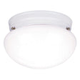 Westinghouse 66699 Ceiling Light Fixture, White Shade, 1-Lamp, White Fixture