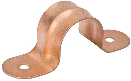 B & K C13-075HC Pipe Strap, 3/4 in Opening, Copper Plated Steel material, 10/PK