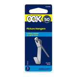 OOK 50054 Conventional Hook, 50 lb, Steel, Zinc