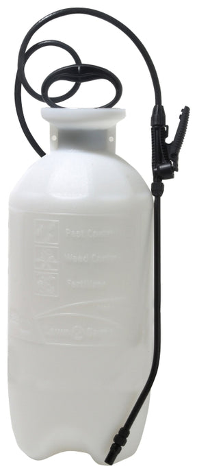 Chapin 20030 Hand Sprayer, 3 gal, Poly Tank, 25 ft Spray Range, 34 in L Hose, Cone Nozzle, Translucent
