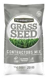 Pennington 100516637 Grass Seed, 20 lb, 4000 sq-ft Coverage Area