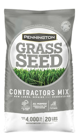 Pennington 100520605 Contractors Mix Grass Seed, 20 lb