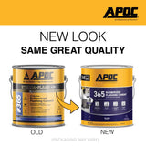 APOC Gloss Black Rubber Roof & Flashing Cement 3.6 qt, Pack of 4
