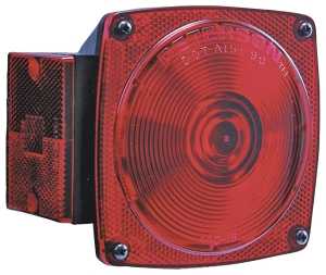 PM V440 Tail Light, Incandescent Lamp, Red Lamp