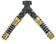 Orbit 58934D Y Hose with Flexible Outlet, 3/4 in, Male Threaded, Metal Body