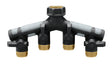 Orbit 58970 Metal Manifold, 3/4 in Male, 4-Port/Way, Brass