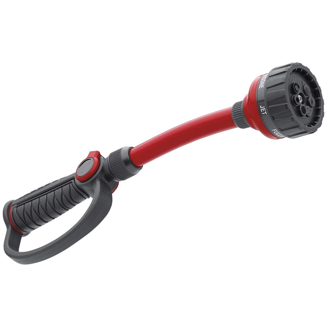 Orbit Pro Flo 58995 Watering Wand, 3/4 in Inlet, Hose Inlet, 7 -Spray Pattern, Metal/Rubber, 14 in L Wand