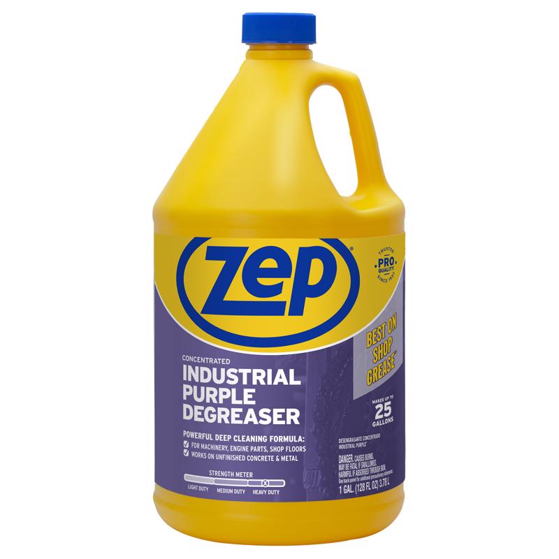 Zep Industrial Purple Mild Scent Cleaner and Degreaser 128 oz Liquid, Pack of 4