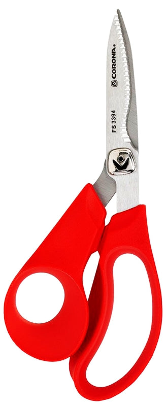 Corona FS4000/FS3394 Garden Scissor, Stainless Steel Blade, Resharpenable Blade, Ergonomic Handle, 8 in OAL