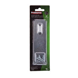 ProSource LR-128-BC3L-PS Safety Hasp, 6 in L, 6 in W, Steel, Zinc, 7/16 in Dia Shackle, Fixed Staple