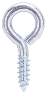 ProSource LR218 Screw Eye, 6 mm Dia Wire, 7.8 mm Thread, 1 in L Thread, 2-1/16 in OAL, 162 lb Working Load, Steel, Zinc, Pack of 20