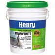 Henry HE687406 Elastomeric Roof Coating, White, 5 gal Pail, Cream