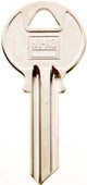 Hy-Ko 21250Y1 Key Blank, Nickel, For: Yale Cabinet, House Locks and Padlocks, Y1 Key Number, Brass, Pack of 250