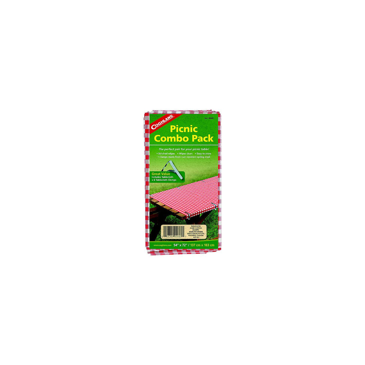 PICNIC CMBO PK TABLECLTH CLAMP