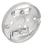 Southwire 46111-R-UPC Pan Box, 3-1/2 in W, 1/2 in D, 5-Knockout, Steel, Silver, Galvanized