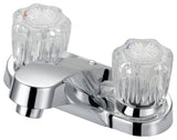 Boston Harbor F5120067CP Lavatory Faucet, 1.2 gpm, 2-Handle, 3-Faucet Hole, Metal/Plastic, Chrome Plated