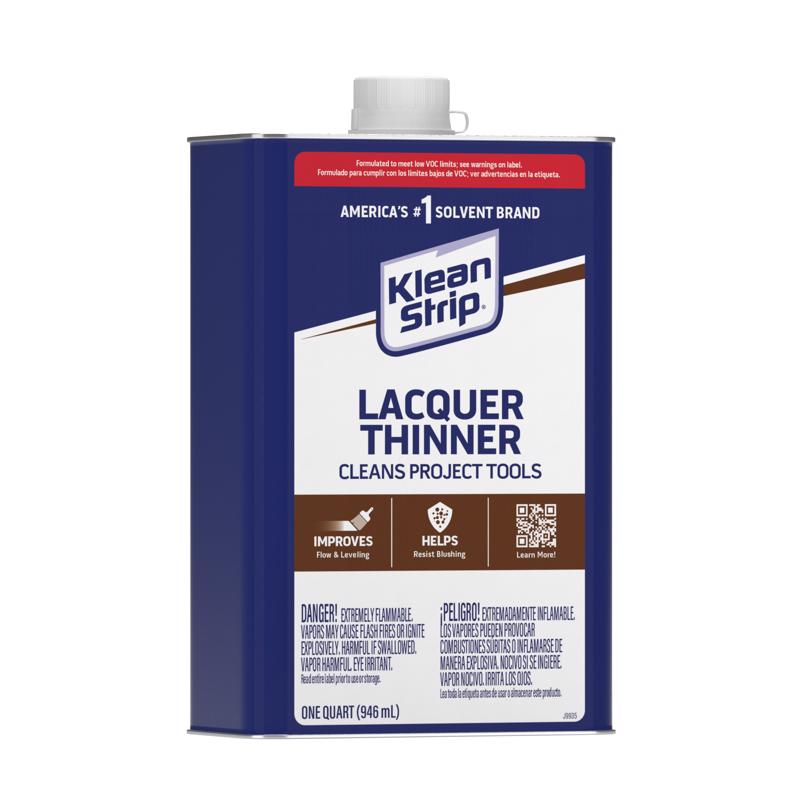 Klean Strip Acetone Lacquer Thinner 1 qt, Pack of 6