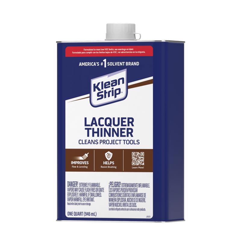 Klean Strip Acetone Lacquer Thinner 1 qt, Pack of 6