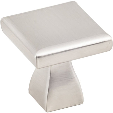 Hardware Resources K313SN-4 Cabinet Knob, Transitional, Zinc, Satin Nickel, 4/PK