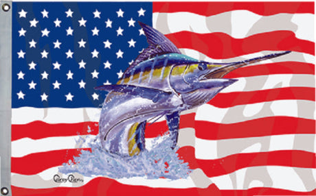 Taylor Carey Chen US Fish Flag