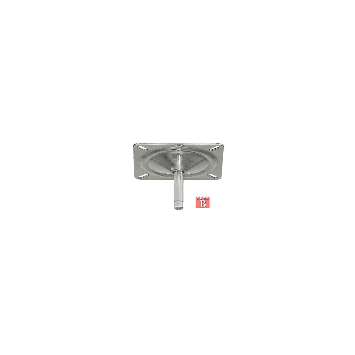 Attwood 1002SS Lock'N-Pin 3/4″ Pin Seat Mount Stainless E-Coated w/o Spring