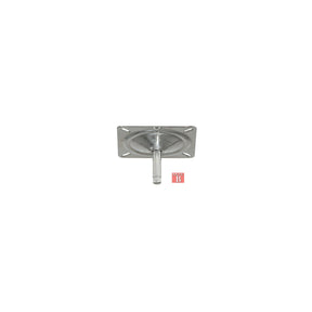 Attwood 1002SS Lock'N-Pin 3/4″ Pin Seat Mount Stainless E-Coated w/o Spring