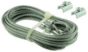Prime-Line GD 52102 Aircraft Safety Cable, Carbon Steel, Galvanized
