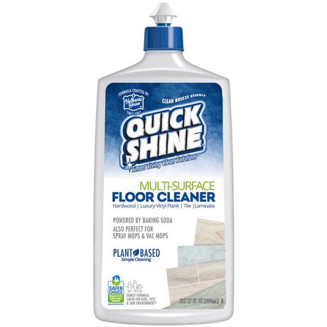 Holloway House Quick Shine Fresh Scent Multi-Surface Floor Cleaner Liquid 27 oz, Pack of 6