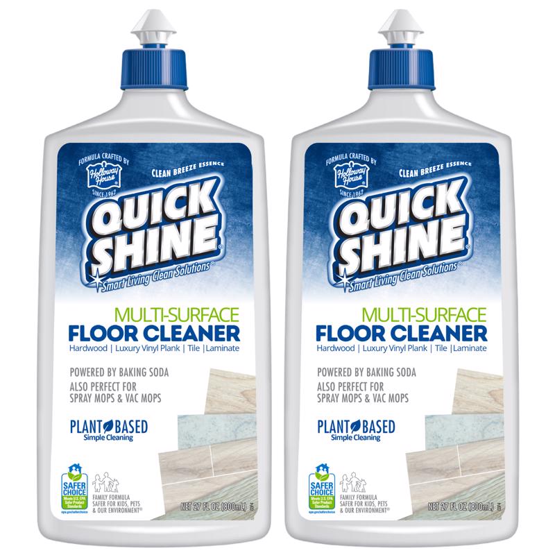 Holloway House Quick Shine Fresh Scent Multi-Surface Floor Cleaner Liquid 27 oz, Pack of 6