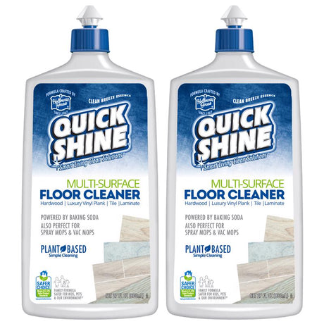 Holloway House Quick Shine Fresh Scent Multi-Surface Floor Cleaner Liquid 27 oz, Pack of 6