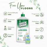 Quick Shine Gloss Floor Finish Liquid 27 oz, Pack of 6