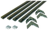 Make-2-Fit PL7806 Screen Frame Kit, Includes: Frame, Spline, (4) Square-Cut Plastic Corners, Aluminum, Bronze