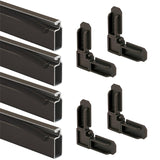 Make-2-Fit PL7806 Screen Frame Kit, 3 ft L x 3/4 in W Dimensions, Aluminum, Bronze, 10-Piece