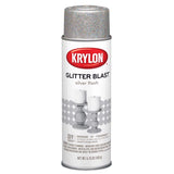 Krylon Glitter Blast Silver Flash Spray Paint 5.75 oz, Pack of 6, Pack of 6