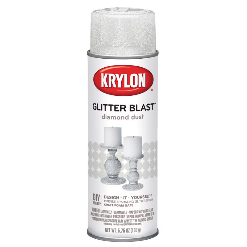Krylon Glitter Blast Diamond Dust Spray Paint 5.75 oz, Pack of 6