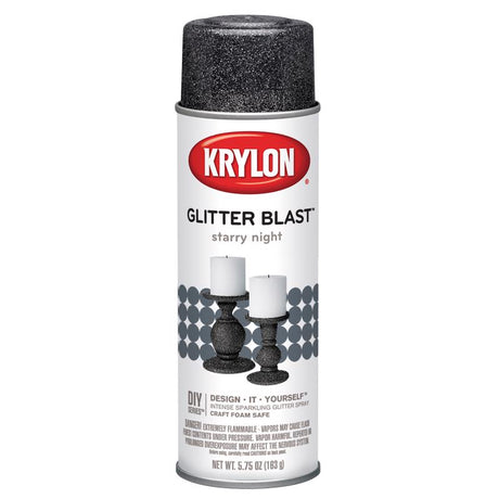 Krylon Glitter Blast Starry Night Spray Paint 5.75 oz, Pack of 6