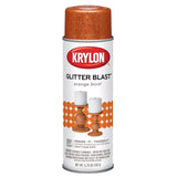 Krylon K03807A00 Craft Spray Paint, Glitter, Orange Burst, 5.75 oz, Can, Pack of 6
