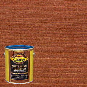 Cabot Australian Timber Oil Low VOC Transparent Jarrah Brown Oil-Based Australian Timber Oil 1 gal, Pack of 4