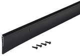 M-D 11820 Heavy-Duty Door Sweep, 36 in L, 2 in W, Aluminum Insert
