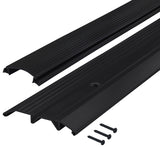 M-D 11821 Threshold, 36 in L, 3-3/4 in W, Low Profile, Aluminum, Black, Matte