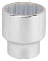 Vulcan MT-SM6046 Drive Socket, 46 mm Socket, 3/4 in Drive, 12-Point, Chrome Vanadium Steel, Chrome