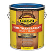 Cabot Semi-Transparent Low VOC Semi-Transparent Tintable Neutral Base Stain and Sealer 1 gal, Pack of 4