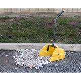 Quickie Yellow Plastic Stand-Up Long Handled Dust Pan