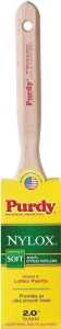Purdy 100220 Trim Brush, Hardwood Handle, 2 in W, Nylon Bristle, Fluted Handle