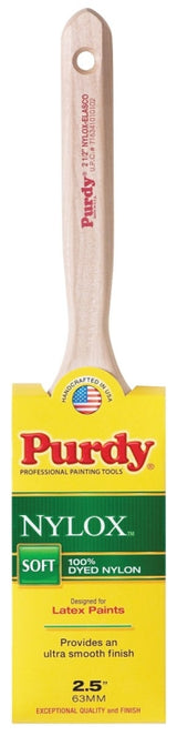 Purdy 100225 Trim Brush, Natural Hardwood Handle, 2-1/2 in W, Nylon Bristle