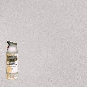 Rust-Oleum Universal Metallic Satin Nickel Metallic Spray Paint 11 oz, Pack of 6