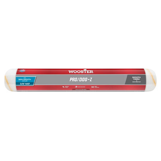 Wooster Pro/Doo-Z Woven Fabric 18 in. W X 3/8 in. Paint Roller Cover 1 pk, Pack of 6