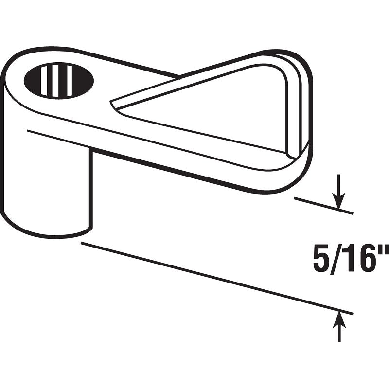 Prime-Line PL 7741 Window Screen Clip with Screw, Plastic, Gray